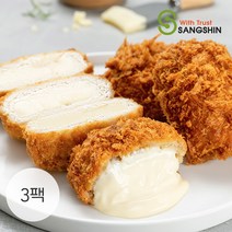 [상신] 더빠삭 폭탄 치즈카츠 3팩 6장, 단품