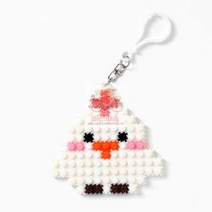 디폼 블럭 도안 8mm 만들기 세트 패키지 닭 열쇠 고리