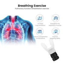 폐활량 운동기구 흉곽호흡기 폐호흡기기 Yongrow 호흡 운동 장치 폐 훈련 고도 개선 폐용 만료, 한개옵션0
