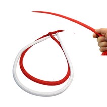 세워지는 끈 트릭 마술로프 어린이마술 간단한 초보마술 학예회 마술도구, 레드