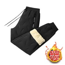 남여공용 겨울 발열 기모 바지트레이닝 팬츠 방한바지[2120]