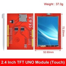 LCD 모듈 240x320 2.42.83.23.54.0 SPI TFT 터치 패널 직렬 포트 PBC ILI9341 포함 2.8 인치 백색 LED 디스플레이, [02] 2.4 TFT ST7789V