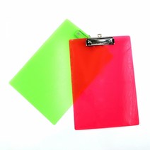 플라스틱 클립보드 A4 메모클립보드, 단품