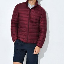 남자 줄 패딩 경량 무늬 가벼운 할아버지 아버지 겨울 근무복 파카 작업복 가벼운 숏 얇은