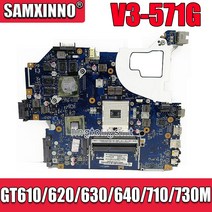 Acer aspire V3-571 E1-571G 노트북 마더 보드 HM77 DDR3 NBRZP11001 Q5WVH LA-7912P GT610M, [06] GT730M 4GB