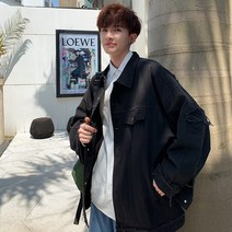 데님 재킷 오버핏셔츠 스판 남성셔츠 캐주얼 옥스퍼드 남친룩 남성