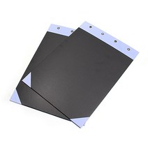 모드니즈 A4 흑표지 청표지 서류 화일철 5조, 10개입, 흑색(세로)