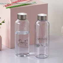 친환경 물병 500ml 휴대용 워터 보틀 음료 국산 어린이집 플라스틱 투명 물통 초등물병, 본상품선택