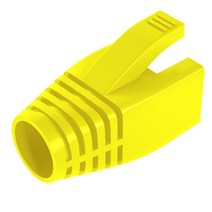 10/20/50Pcs RJ45 모자 고양이 7 T 부츠 칼집 보호 슬리브 Cat6a Cat7 네트워크 이더넷 케이블 커넥터 커버, 50pcs, 07 Yellow