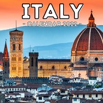 (영문도서) Italy Calendar 2022: 16-Month Calendar Cute Gift Idea For Italy Lovers Women & Men Paperback, Independently Published, English, 9798524314918