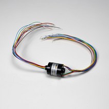 CSH005-12-0212 내경5파이 12접점2A 소형 중공형 브러쉬슬립링 전선꼬임방지