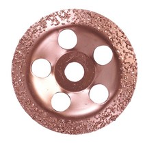 보쉬 텅스텐카바이드컵휠 목재 석재 콘크리트 스테인리스 철 절단날, 4인치 텅스텐카바이드컵휠 중간(100x16) 250