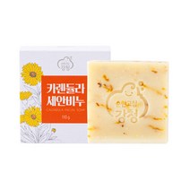 강청 카렌듈라 올인원 클렌징 수제고체비누110g, 단품없음