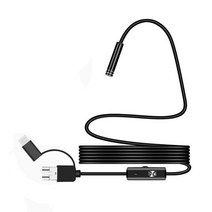배관내시경 하수구내시경 카메라 3.5m 5m 10m 와이어 미니 내시경 카메라 안드로이드 c형/USB 용 5.5mm 렌, 02 2m
