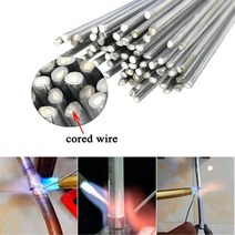 5-10pcs 저온 용융 알루미늄 용접봉 막대 납땜 알루미늄을위한 Cored Wire1.6mm/2.0mm 필요 없음 분말, 02 1.6mm-10Pcs