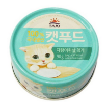 사조 캣푸드 간식캔 생선, 다랑어흰살, 30개입