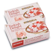 코스카 터키쉬 딜라이트 로즈 젤리, 125g, 2개