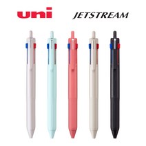 유니 제트스트림507 3색 유성볼펜 0.5 SXE3-507-05, 블랙 0.5 (SXE3-507 BK)