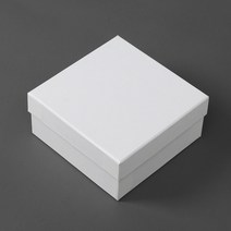 싸바리 상자 답례품 선물용 무지 흰색 박스 16x16cm