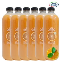 코스트코 DON SIMON 돈 시몬 발렌시아 착즙 오렌지 주스 1Lx6병, 1L, 6개