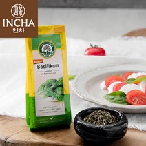 인차 유기농 바질 바질잎 15g 바질럽드 허브차 식용허브 향신료 감성캠핑