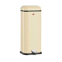 쓰레기통 사무실 가정용 20L 페달 휴지통 무소음, 블랙 20L