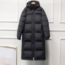 중극 패딩 면복녀 초장형 무릎 넘기는 2022년 동대문 두께 느슨한 예고 교복 외투