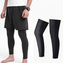 농구타이즈 운동타이즈 발보호 자전거타이즈 타이즈 다리쿨토시 발토시 다리토시 쿨타이즈 남성레깅스쿨, 본상품선택, 3-발토시1P-블랙M