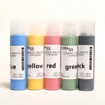 도자기 물감 12색 세트 하회용 도예, 30ml (초벌사은품)