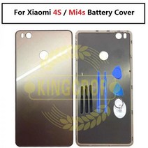 샤오미 Mi4S M4S 4s 배터리 도어 하우징 케이스 백 커버 용 4S 후면 블랙/화이트/골드/퍼플, white