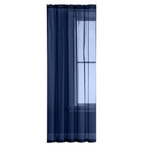 화이트 커튼 1pc 솔리드 컬러 쉬어 얇은 명주 그물 창 커튼 드레이프 거실 발코니 파티오 룸 정원 창 장식