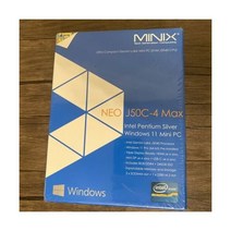 MINIX NEO J50C-4 Max Mini PC Windows 11 Pro Desktop Small Computer Thin Client