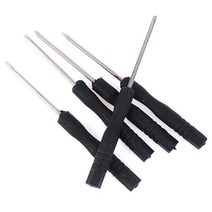 5조각 블랙 정밀 torx 스크루 드라이버 세트 t2 + t3 t4 t6 휴대 전화 수리 도구, 한개옵션0