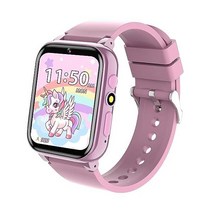 키즈 Smart Watches Girls Age 4-12 26 Games High-Resolution Tou, Pink