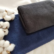 소프트코지 호텔수건 40수 코마사, 그레이 5장, 170g