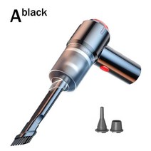 120W 9000Pa 무선 휴대용 진공 청소기 압축 공기 살포기 먼지 송풍기, [02] Black, 02 Black