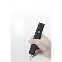 무선 충전식 미니 각인기 연마기 레터링 펜 휴대용 초경량 나무 공예 이름 새기기 도구, 조각 + 그라인드 공용 패키지