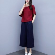 여자 생활한복 원피스 면 개량 마 여성 린넨 삼베 소재 여름 퓨전 상하의세트