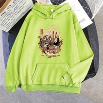 원신 애니후드티 씹덕티 후드티 이웃집 후드 귀여운 스웨터 이웃 우키요 E 트랙 수트 그래픽 풀오버 대형 남성 여성 Hoody