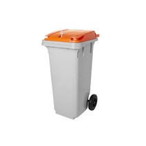 하이/PCS-120GLC/업소용/잠금형/음식물쓰레기통/120L, 일반, 주황