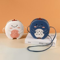 NICKKIM 닉킴 DIY 가방 만들기 미니백 크로스백 캐릭터 미니 가죽공예 가방 만들기 diy키트 바느질 취미생활, 아기공룡 화이트