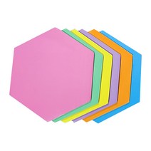 토루랜드 육각보드 육각자석화이트보드 6각씽킹보드 6각씽크보드, 핑크