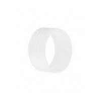 5Pcs 스트레치 테니스 배드민턴 라켓 핸들 고무 링 밴드 그립 오버, [02] WHITE
