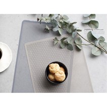 신혼주방분위기 개인용 매쉬 런치매트 주방소품 테이블데코 신혼집 손님초대상 싱글 식탁매트 주방잡화, 그레이