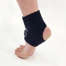 발목보호대 발목아대 축구 약국 복숭아뼈 얇은 등산, 블랙 S, 1개