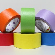유로셀 마스킹테이프 - 25mm x 40M / 종이테이프/제본/프라모델/ 모자이크/미술재료, 63B 블랙: 25mm X40M