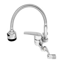 SY 벽붙이 자바라 싱크대 수도꼭지 주방수전 수전금구 교체용 싱크대 수도, 1개