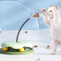 고양이 먹이퍼즐 혼자노는 간식 장난감, 블루