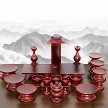 남원 춘향골 오리목 국산 제사용품 제기세트(23p)