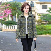 아줌마큰옷 빅사이즈 50대 60대 중년 봄 엄마옷 엄마상견례옷차림 자켓 재킷 A01